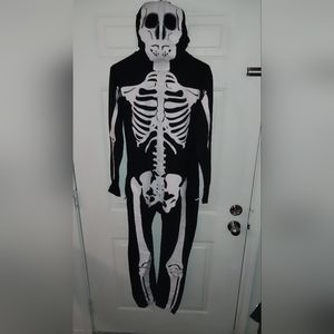 Tipsy Elves Full Zip Skeleton Onsie XS